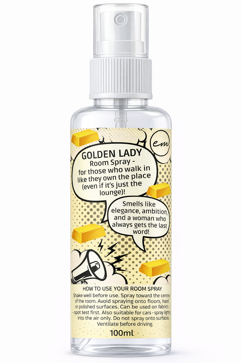 GOLDEN LADY ROOM SPRAY – 100ml