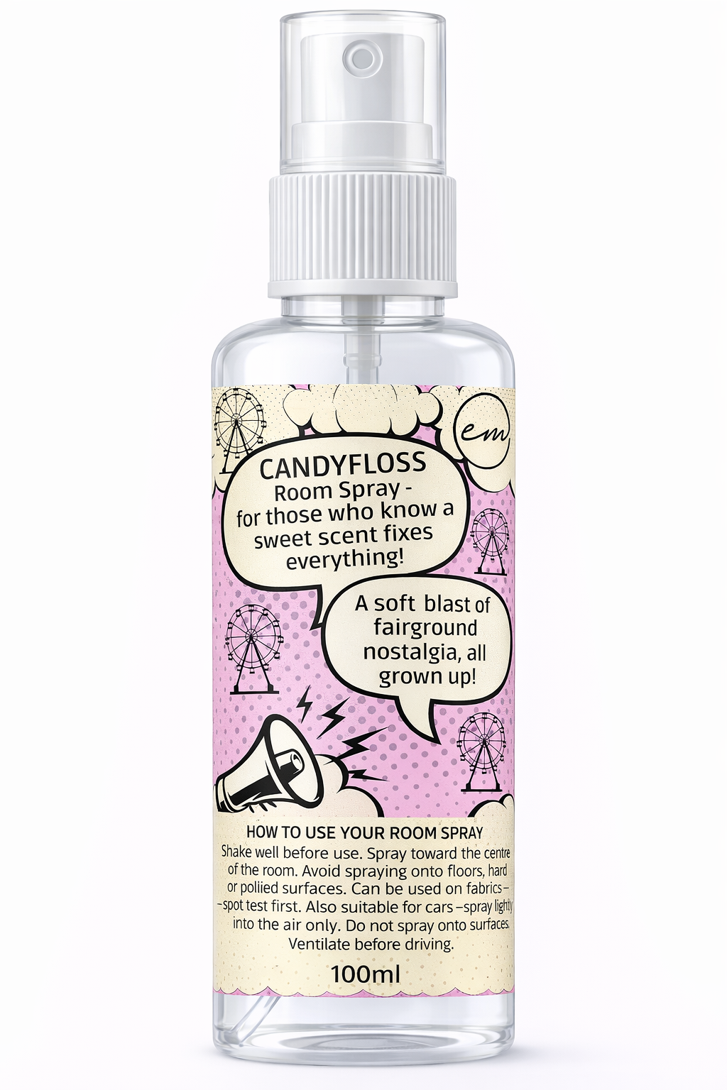 CANDY FLOSS ROOM SPRAY – 100ml